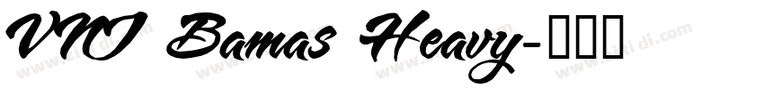 VNI Bamas Heavy字体转换